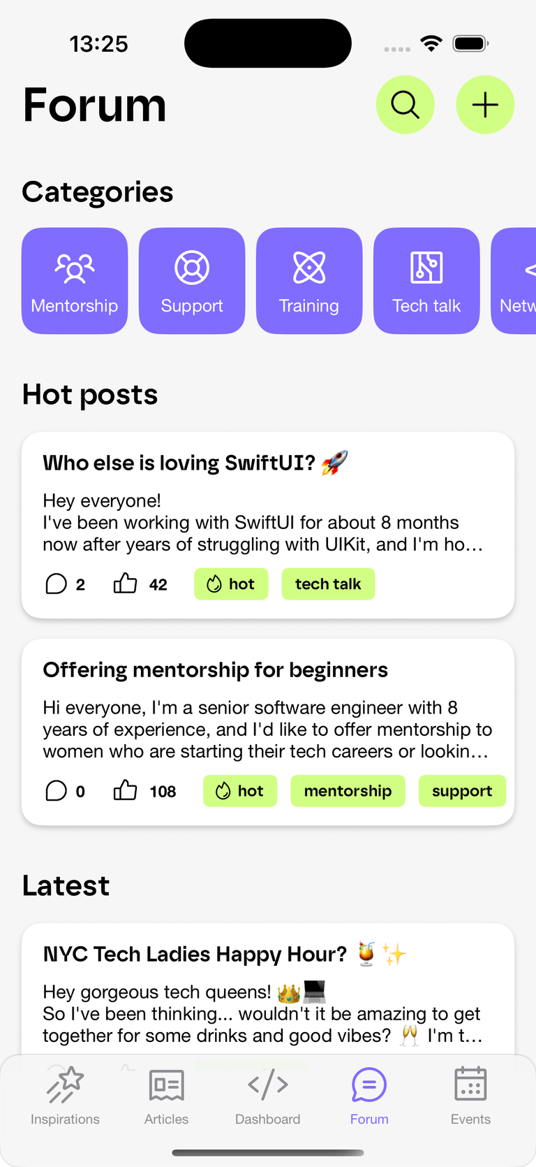 Forum home page